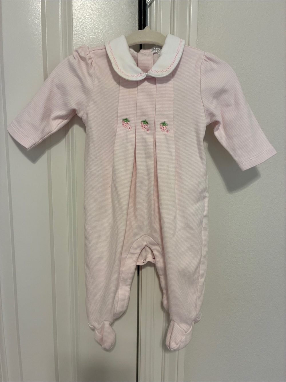 Kissy Kissy Embroidered Strawberry pajama